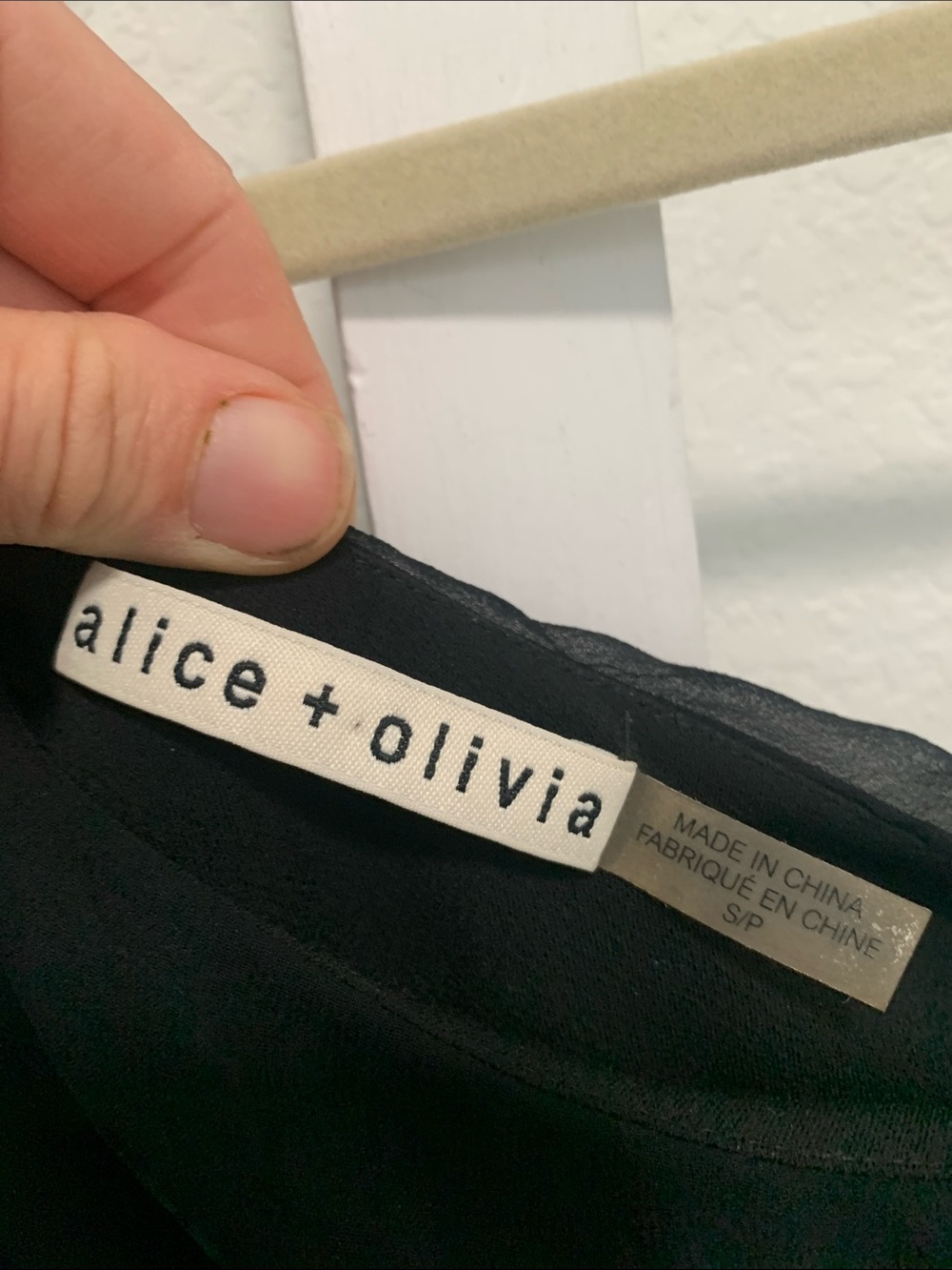 Alice And Olivia Binnie Black One-Shoulder Silk Mini Dress View 4